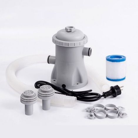 Pompe de filtration 930 gallons électrique filtre à cartouche - pour piscine (1/4)