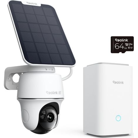 Kit Caméra Surveillance Solaire 4K Wi-Fi 6 Home Hub Système Surveillance Extérieure Suivi Auto Vision Nuit Couleur (1/5)