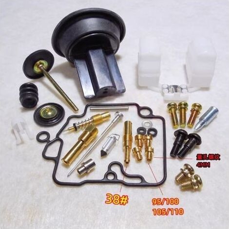 Convient au kit de réparation de carburateur KT CVK30 avec ensemble diaphragme à piston et buse filetée de 4 mm. (1/5)