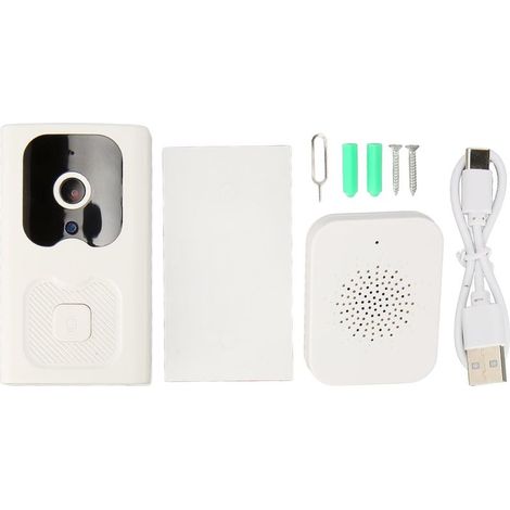 Sonnette vidéo intelligente sans fil WiFi avec interphone vocal-Online Store (1/5)