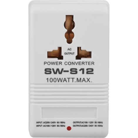 100W 110V/120V to 220V/240V StepUp&ampDown Voltage Converter Transformer (CN Standard Plug)