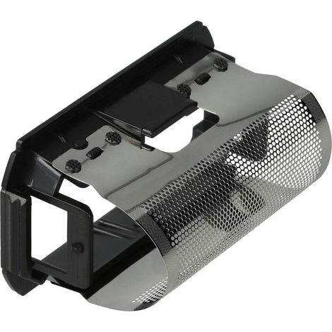 Film Protettivo Sostitutivo per Rasoi Elettrici Braun, 3 pezzi, Nero/Argento, Compatibile con Modelli 265, 5235760, SB235, SB265 (1/2)