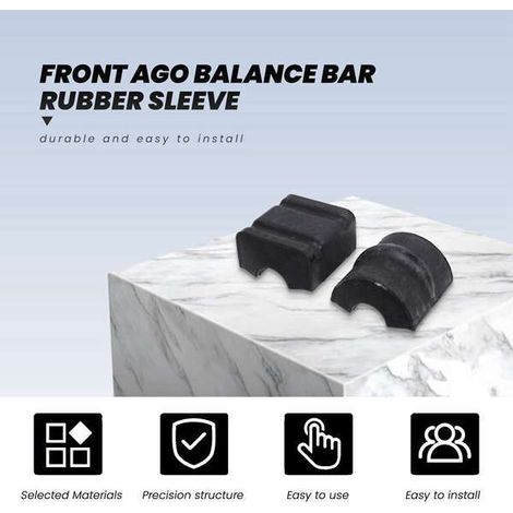 1 paire. Couleur : Noir. Matériau : Barre stabilisatrice avant en caoutchouc, manchons en caoutchouc 1059381 1059386. Convient pour : (1/4)
