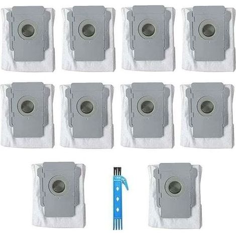 10 paquets de sacs à ordures accessoires pour iRobot Roomba i7 (7150) i7 + / Plus (7550) S9 + (9550) E5 E6 E7 pièces de rechange (1/4)