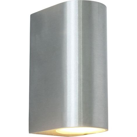 Mats II Luminaria de pared 2x casquillo GU10 IP44 Aluminio
