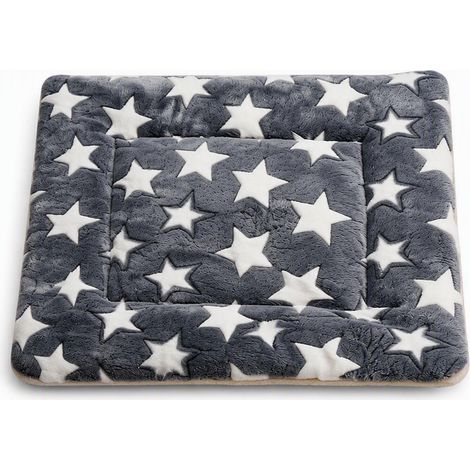 Matelas d'hiver en velours coral pour chien 49 x 33 cm (1/5)