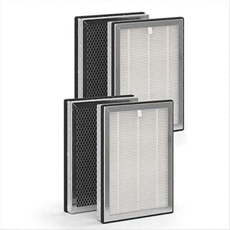 Lot de 4 filtres de rechange MA-25 compatibles avec les purificateurs d'air et éliminant les particules fines PM2.5. (1/5)