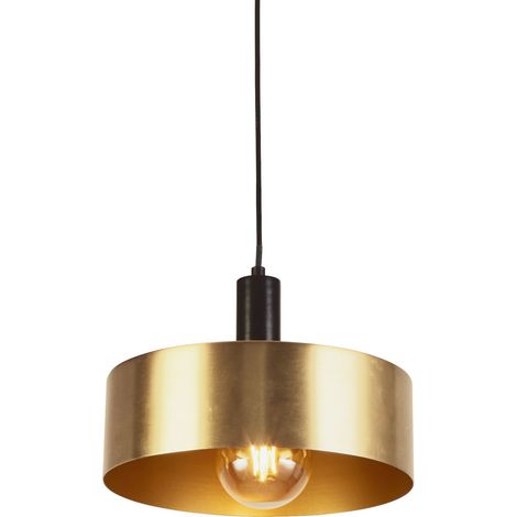 Searchlight Knox Pendentif Noir, Métal doré (1/4)