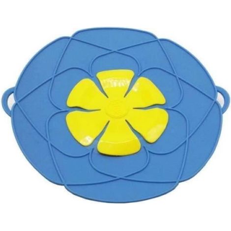 Couvercle anti-éclaboussures - CACHE PLAQUE DE CUISINE - PC10284 - 26 cm - Résistant à la chaleur - Silicone (1/4)