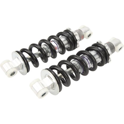 Deux amortisseurs arrière de 170 mm avec amortissement réglable, adaptés aux motos, quads, scooters, véhicules tout-terrain et vélos électriques. (1/5)