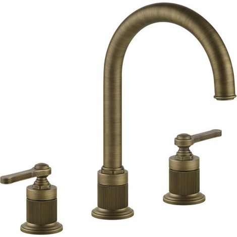 Gessi Venti20 3-Loch-Waschtischarmatur, Ausladung 172mm, ohne