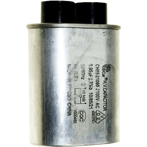 CONDENSATEUR HAUTE TENSION 0.95 NF 2100V POUR MICRO ONDES WHIRLPOOL - 481212158135 (1/4)