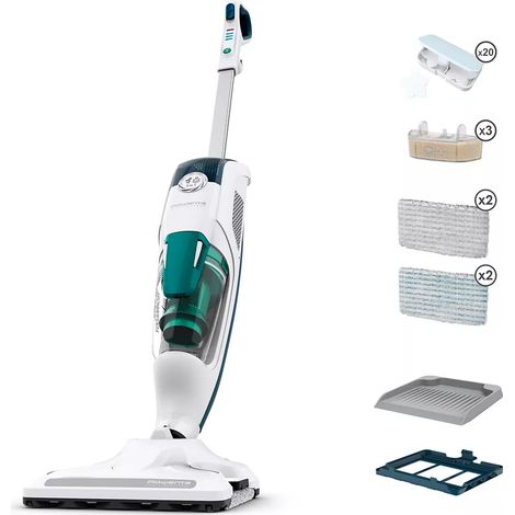2-in-1 dampfreiniger und staubsauger, 1500 w, blau - Rowenta - RY7777WH