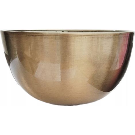 Schüssel, Salatschüssel, Küchenschüssel, Goldstahl, 19 cm
