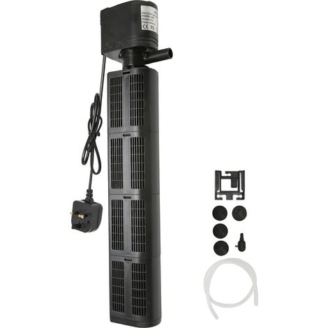 Filtro para acuario de interior 3 en 1 – plástico – 220 V – filtración, circulación y oxigenación (1/5)