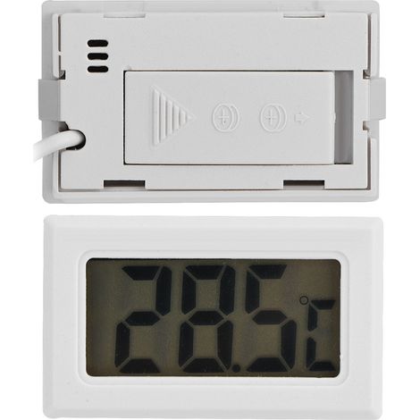 Mini thermomètre numérique à affichage LED avec sonde et écran LCD. (1/5)