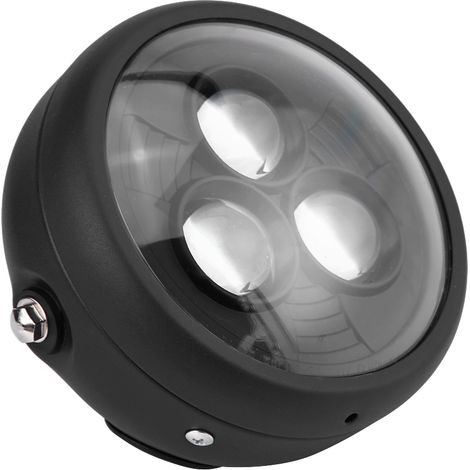 Ampoule de phare LED pour moto de 6,5 pouces, lumière blanche froide, type universel (3 LED) (1/5)