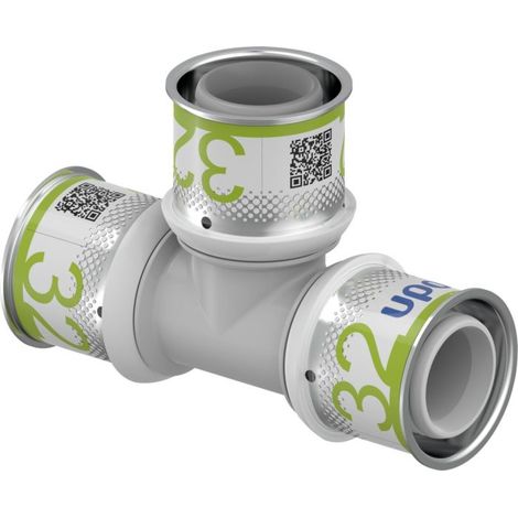 Té à sertir Uponor S-Press PLUS 1039947 32 x 32 x 32 mm, PPSU (1/2)