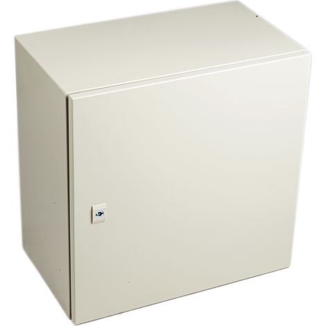Coffret mural RS PRO en Acier RAL 7032 dim. ext. 500 x 500 x 300mm, IP66 ( Prix pour 1 ) (1/4)
