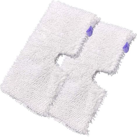 Lot de 2 coussinets de rechange en microfibre pour balai vapeurShark S3500 S3501 S3601 (1/5)