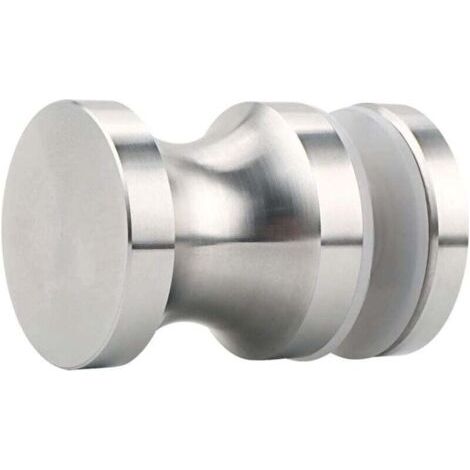 Duschtürgriff, Schiebetürknopf für Dusche, einseitige Zugbeschläge, Ersatzteile für Badezimmertüren, L9000-LS SUS304 Stahl, gebürstetes Nickel