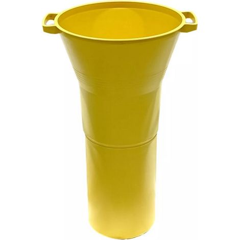 Kasart Mbutu ensemble de 3 tre'mies jaunes pour le remplissage des sacs, entonnoir d'ensachage pour la collecte des mate'riaux, fonction te'lescopique
