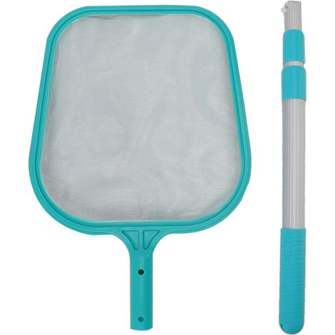 Red recoge-salpicaduras de piscina fabricada en nailon plástico, recoge-salpicaduras de hojas verdes, herramienta de limpieza para hidromasajes, jacuzzis y fuentes. (1/5)