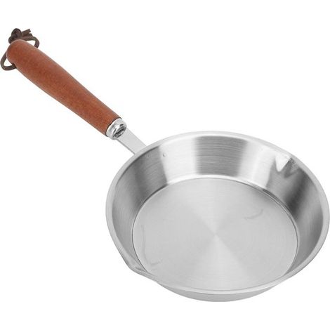 Padella per uova in acciaio inox per piani cottura a induzione - Accessori da cucina - Rivestimento antiaderente - Padella (12 cm) - Utensili da cucina (1/2)