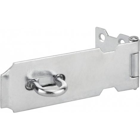THIRARD - Porte cadenas pour fermeture de coffre et porte, 125mm, acier, zingué - THIRARD