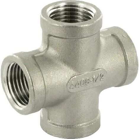 Racor en cruz inox 1/2" UNIVERSAL FG18012RVS