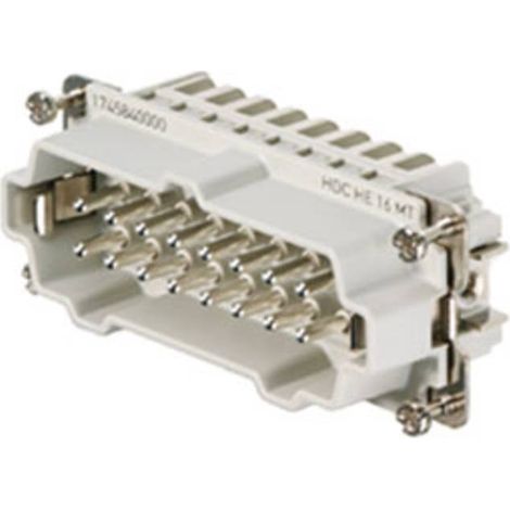 Weidmüller 1745840000 Inserto maschio RockStar® HDC HE 16 + PE A molla 1 pz.
