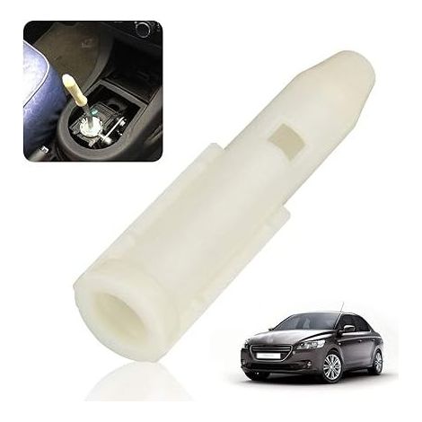 Weißer Schalthebeladapter für Peugeot 106, 107, 206, 207, 301, 306, 307, 308, 2008, 3008, 406, 508, 5008, 605, 807, Partner etc., Citroën C1, C2, C3, C4 etc. (1/4)