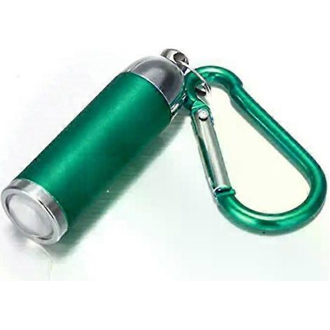 Mini lampe torche LED portable télescopique à zoom, porte-clés torche étanche, idéale pour la randonnée et le camping. (1/5)