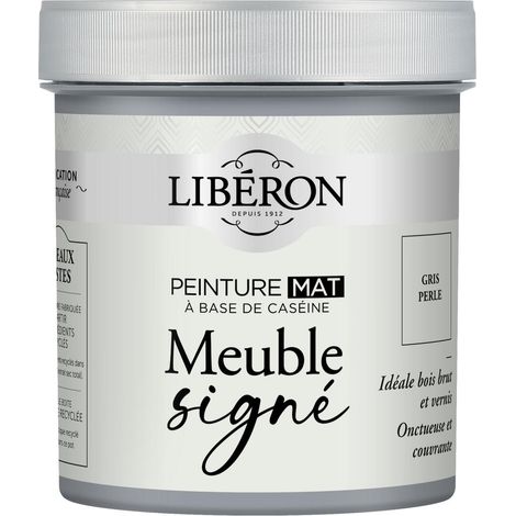 Peinture meuble à base de caséine LIBERON Gris perle mat 500 ML