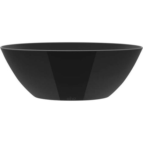 Elho Brussels Diamond Oval 36 - Nero - L 36 x B 17 x H 13 cm - Interno - 100% riciclato
