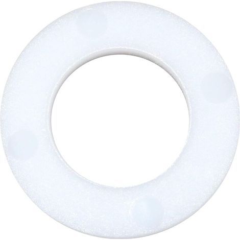 C48564 - Lot de 100 Rondelles plates en polyamide/PA/nylon M8 Ø extérieur 16mm épaisseur 1.7mm - DIN 125 (1/2)