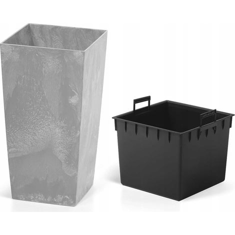 Vaso alto Effect Urbi DURS170E con inserto  Calcestruzzo