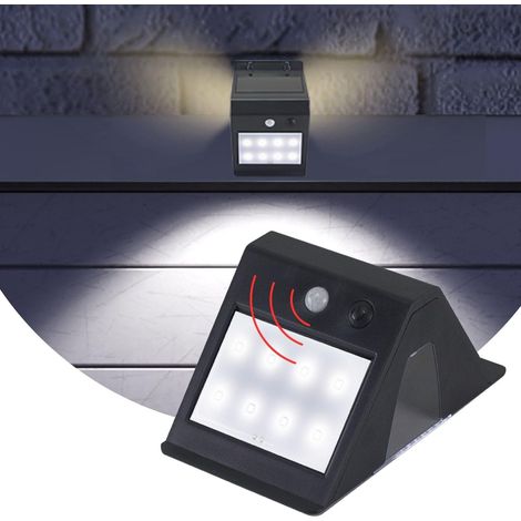 BEPER P207ILO070 Lampada Solare da Muro senza fili, Faretto con sensore di movimento da esterno crepuscolare, Luce LED, Luce Solare da esterno impermeabile, Montaggio a Muro con Viti Incluse (1/5)