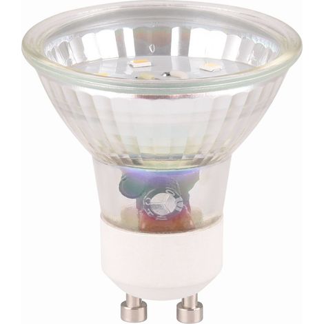 AMPOULES, GU10 SMD, INCL.1X4,5W GU10/345LM/4000K, 1 X GU10 GLAS STEP-DIM HAUTEUR:5,2CM, DIAM:5CM, TRIO