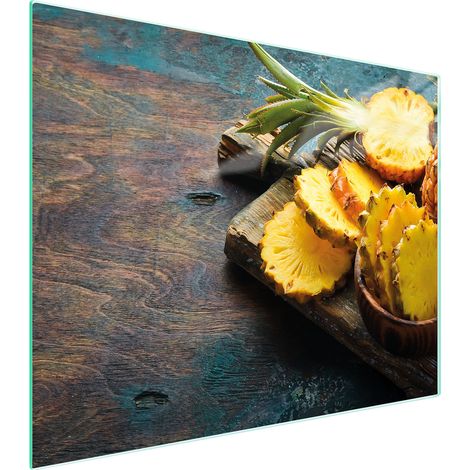 PLANCHE À DÉCOUPER EN VERRE 52x40 ANANAS (1/5)