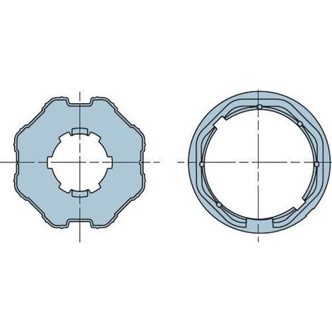 Adattatore Ottagonale 60X(0,6÷1) Ruota - Corona NICE 515.06000 515.06000R01
