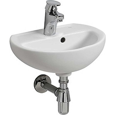 Kolo Rekord - Lavabo, 40x33 cm, 1 foro per rubinetto, bianco K92140000 (1/2)