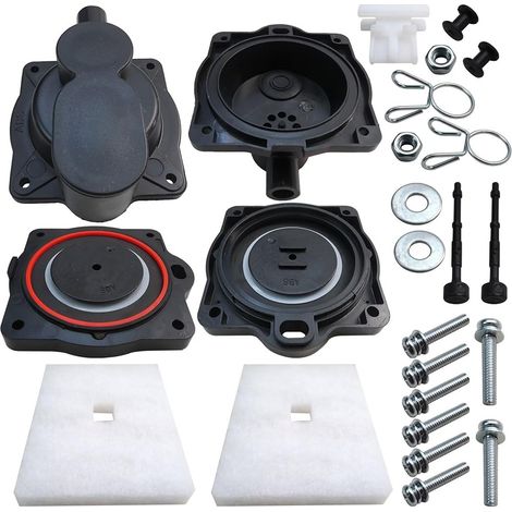 Les kits de réparation de pompes à air pour HIBLOW HP-60 et HP-80 comprennent un kit complet de réparation de diaphragme et des pièces de rechange pour les pompes d'aération de fosses septiques et les (1/5)