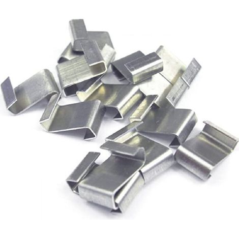 Filiyano-Pinces de fixation pour verre de serre, fixations en acier inoxydable à recouvrement, 50 pièces (pinces en Z)
