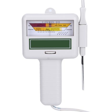 Testeur Portable de Chlore Résiduel pour Piscine et Spa Analyseur de Qualité de l’Eau