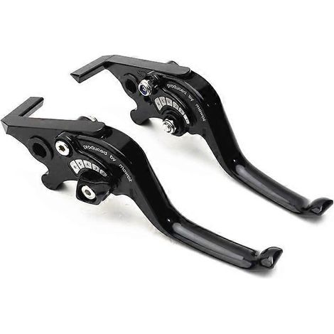 Accessoires moto adaptés à la Spring Breeze 150SC : frein à deux doigts court en alliage d'aluminium modifié, klaxon, embrayage (noir). (1/5)