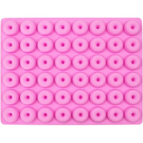 Mini-Silikonform mit 48 Mulden für Donuts, Schokolade und Gebäck (1/5)