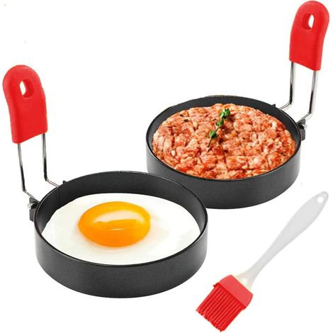 Moule à œufs antiadhésif avec poignée en silicone (1/5)