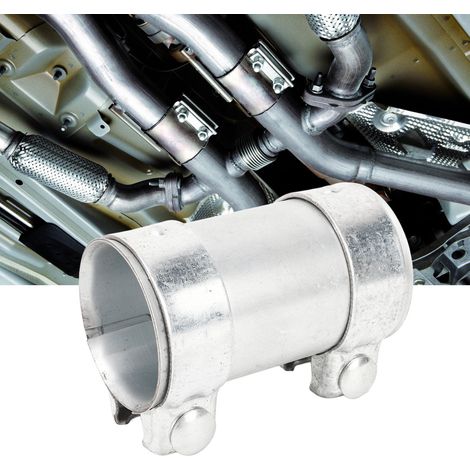 Adaptateur à double collier de serrage pour manchon robuste de raccord de tuyau d'échappement de 2,5 pouces (EPC-63-125) (1/5)
