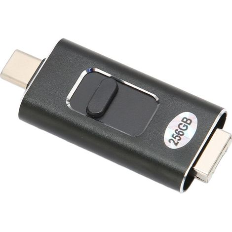Clé USB 3.2 256 Go Double Interface USB-C et USB-A, Compatible Smartphone, Tablette, PC, Plug-and-Play